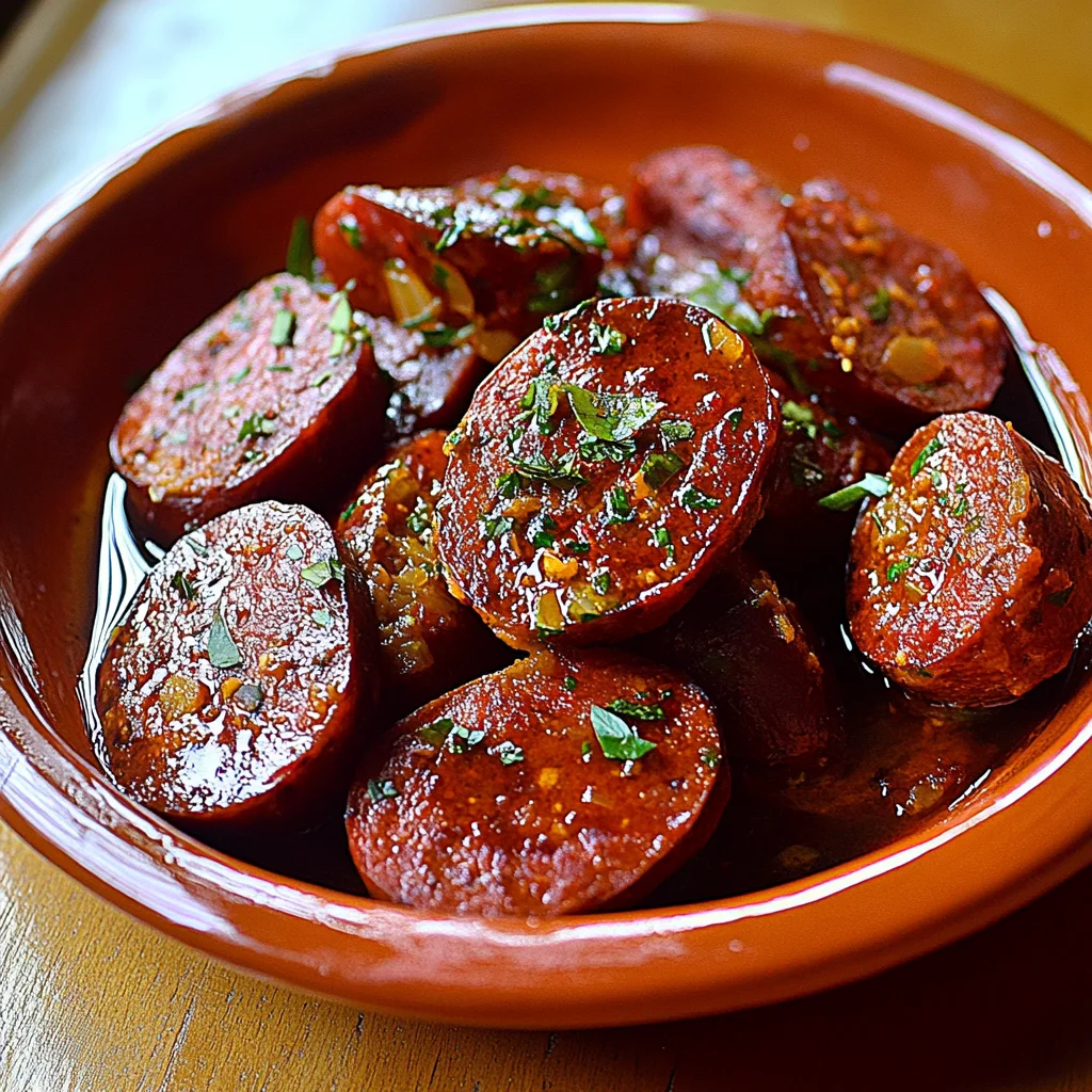 Chorizo a la sidra