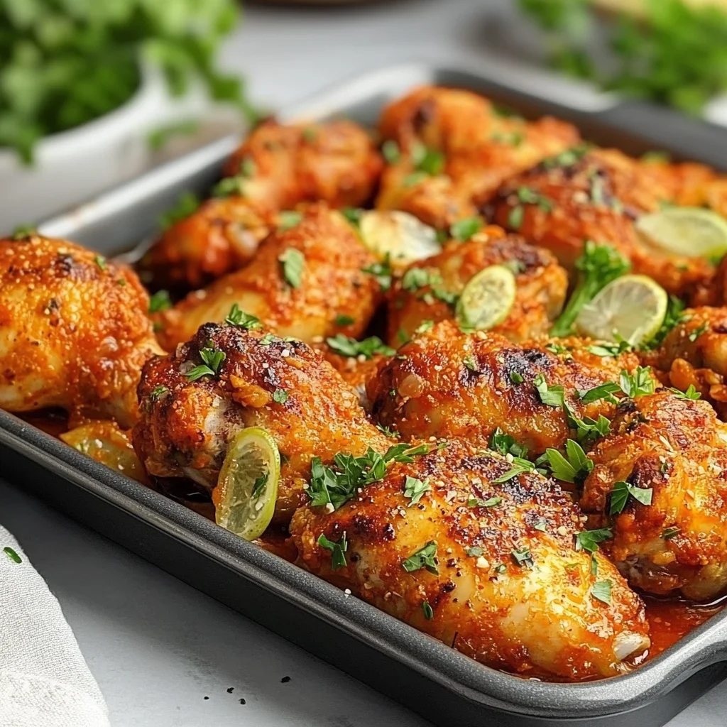 alitas de pollo al horno