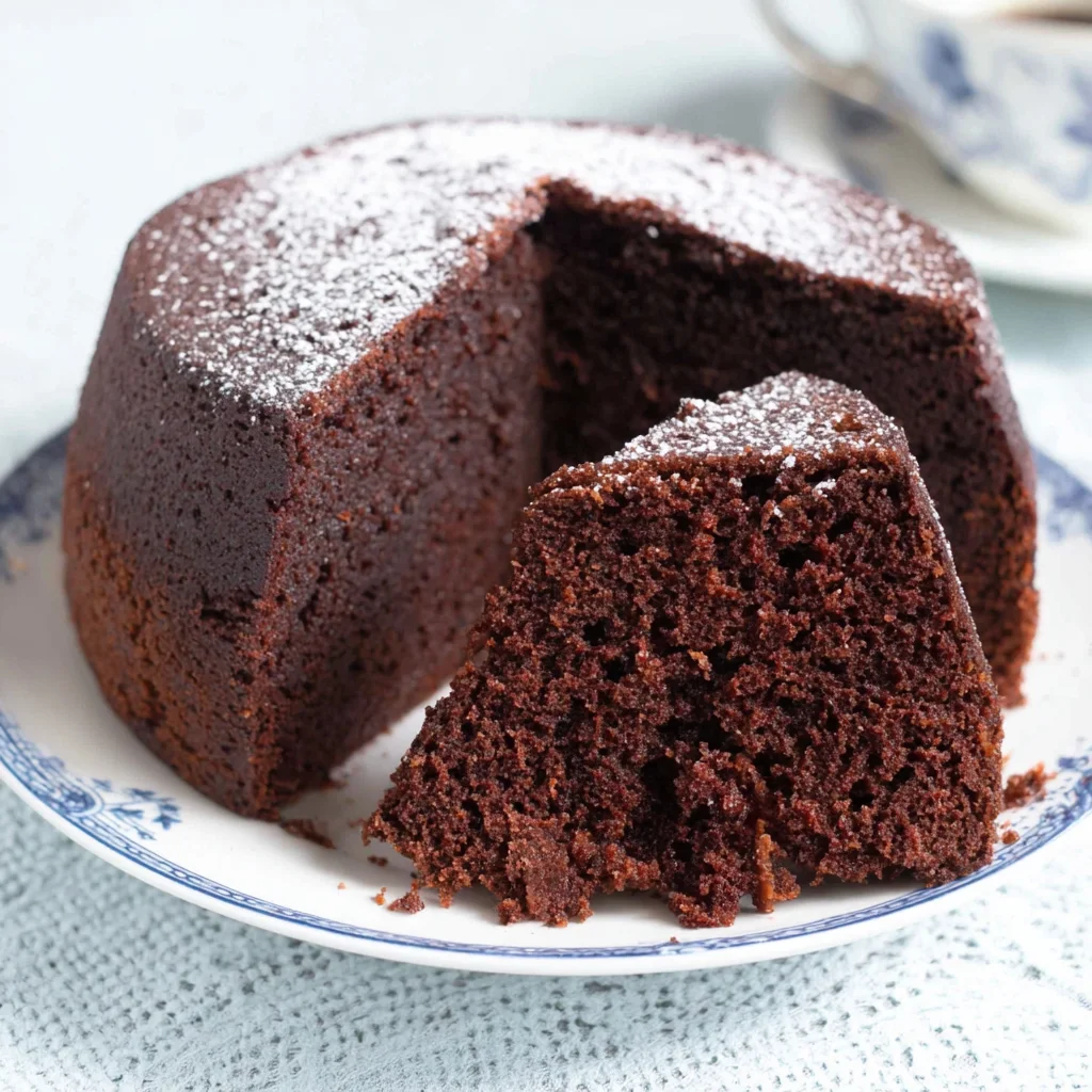 bizcocho de chocolate