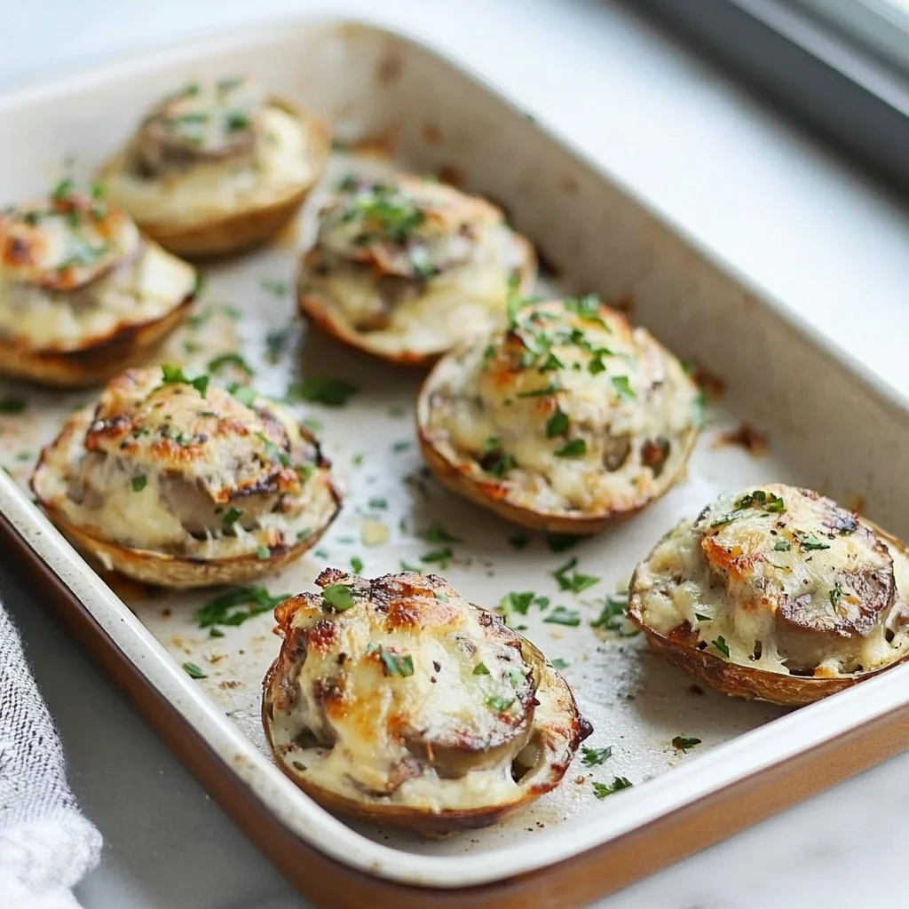 champiñones rellenos