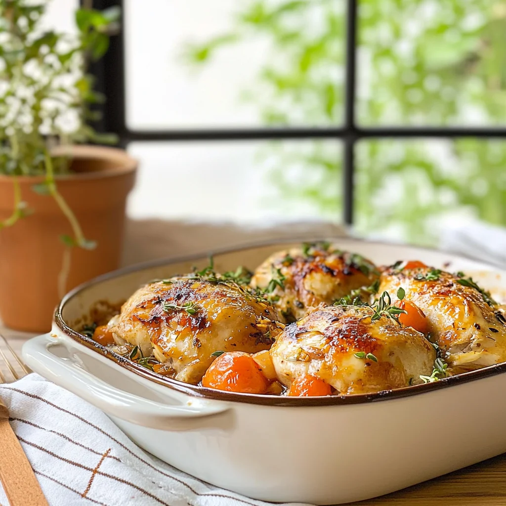 contramuslos de pollo al horno