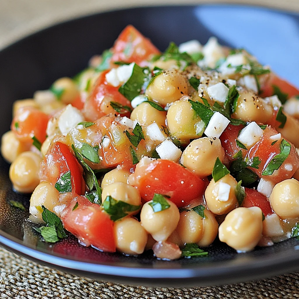 ensalada de garbanzos