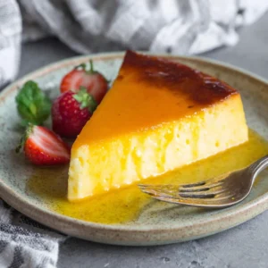 flan de queso