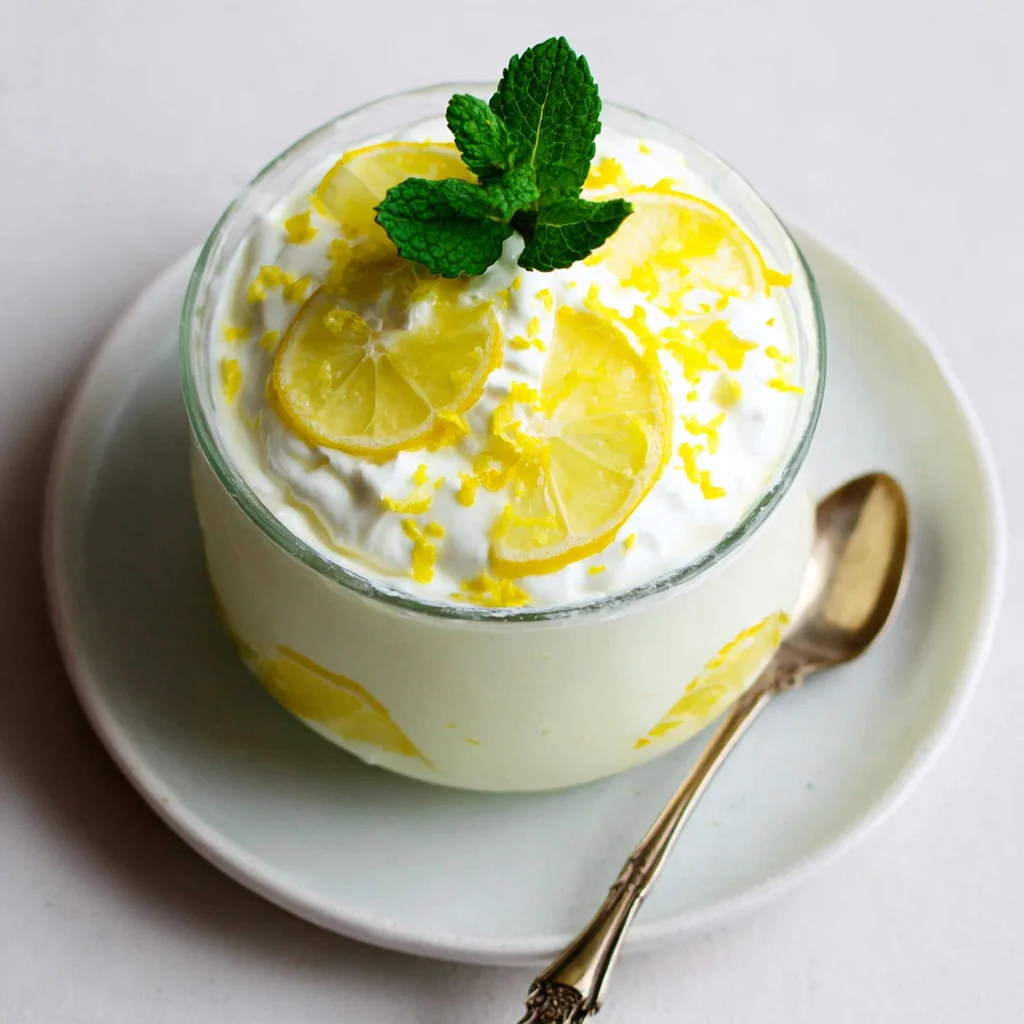mousse de limon