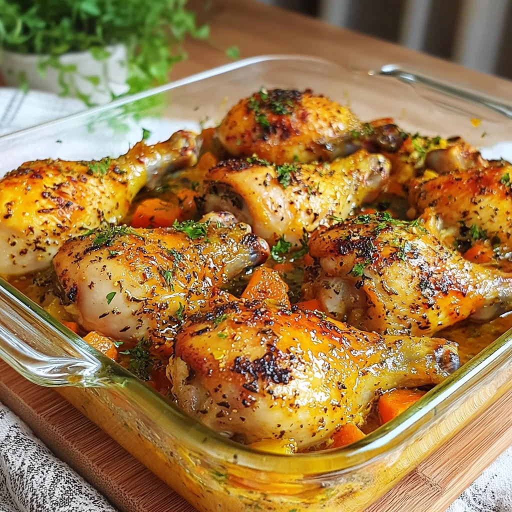 muslos de pollo al horno