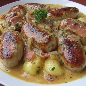 salchichas al vino