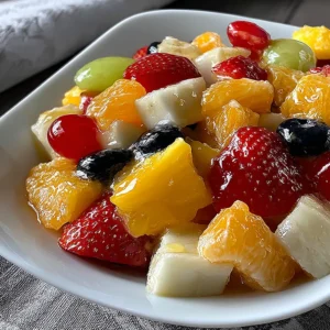 Macedonia de frutas