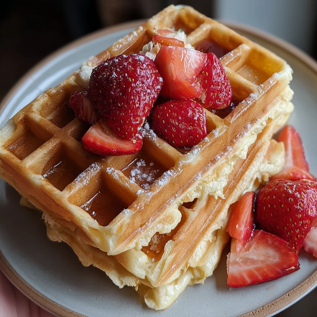 Receta de Waffles Esponjosos