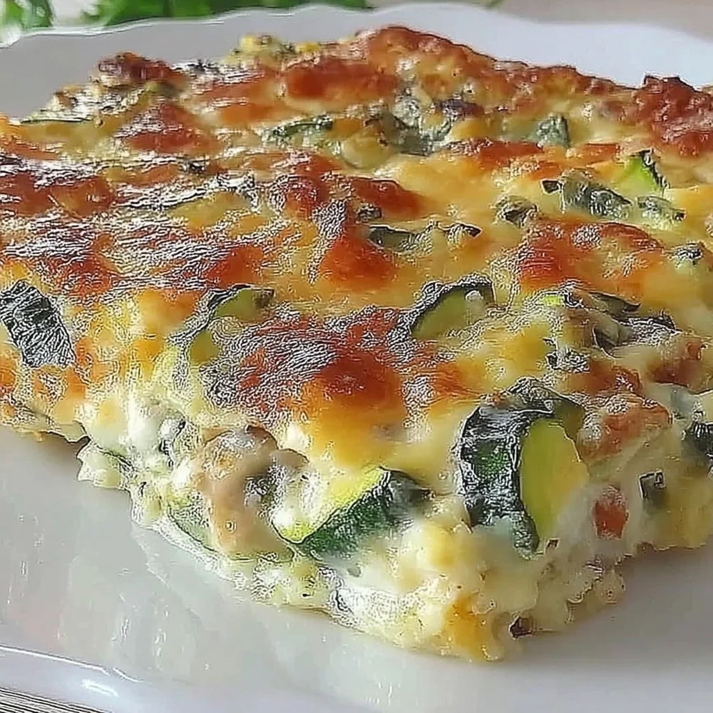 calabacín con huevos y queso