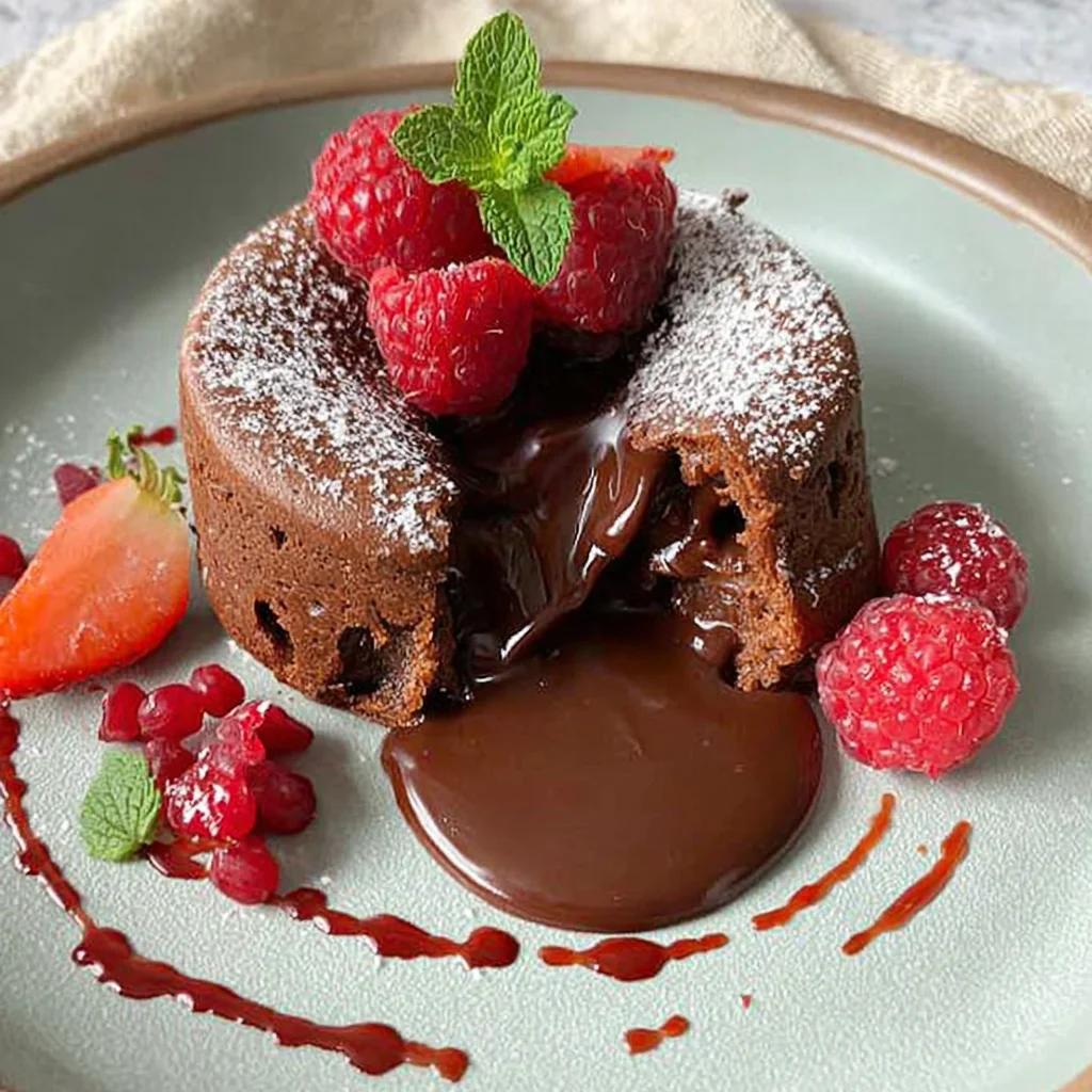 coulant de chocolate