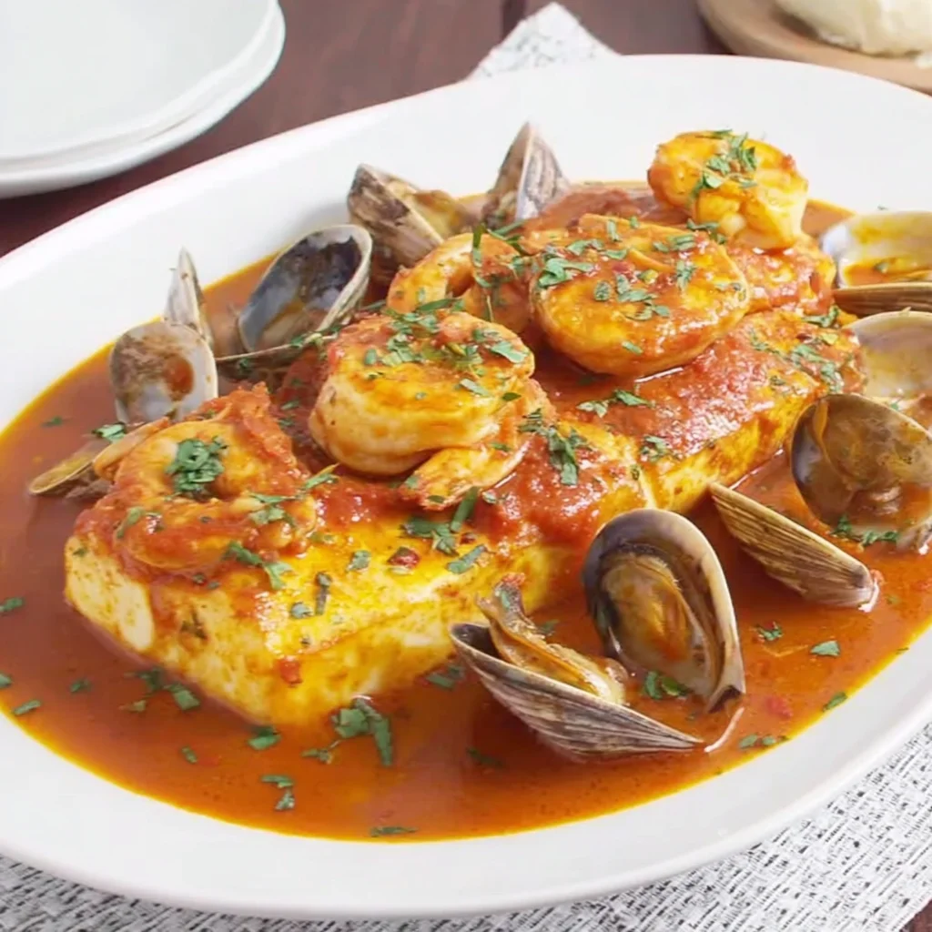 merluza a la marinera
