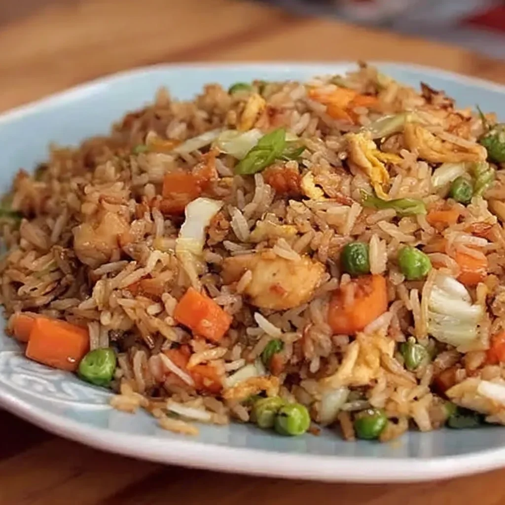 Arroz chino fácil y rápido