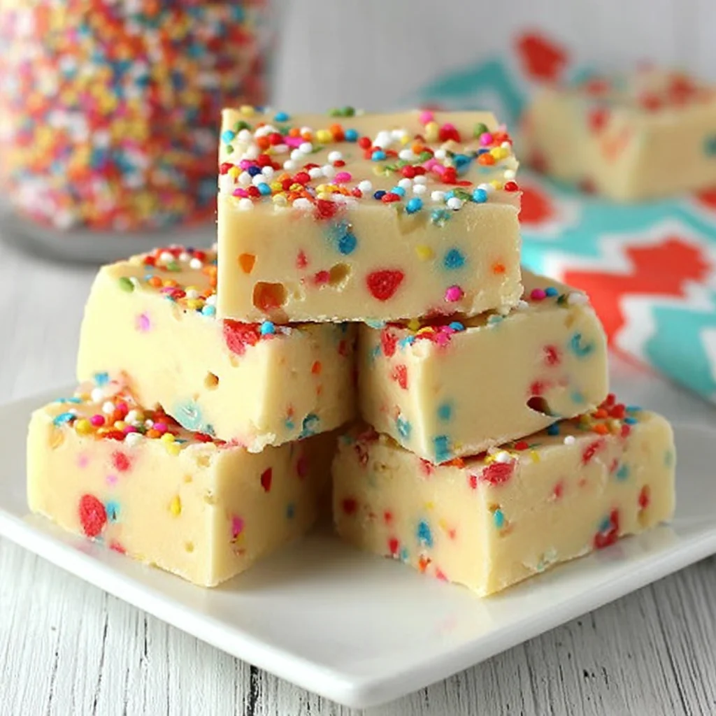Cake Batter Fudge: The Ultimate No-Bake Treat