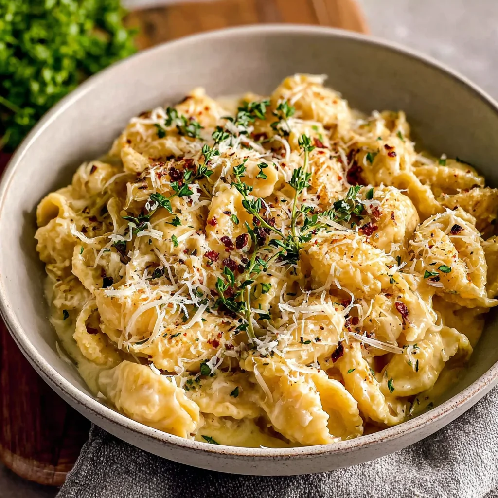 Creamy Garlic Parmesan Pasta