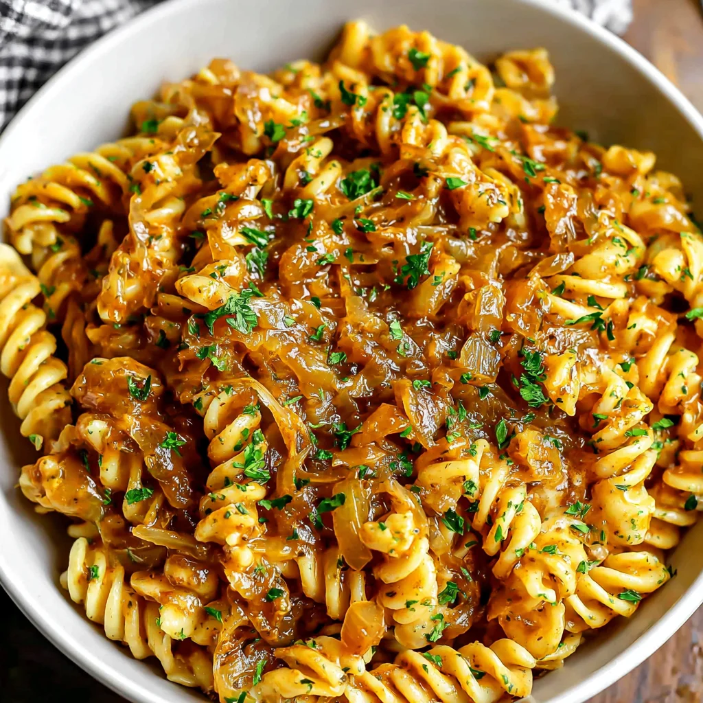 French Onion Pasta