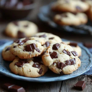 Galletas de mantequilla con chocolate