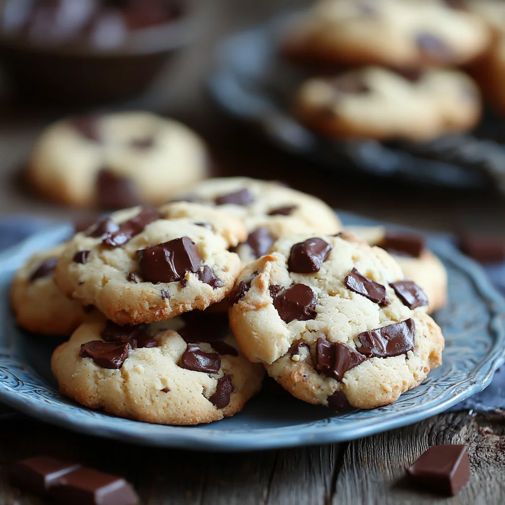 Galletas de mantequilla con chocolate