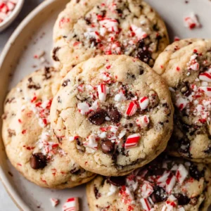 Peppermint Chocolate Chip Cookies