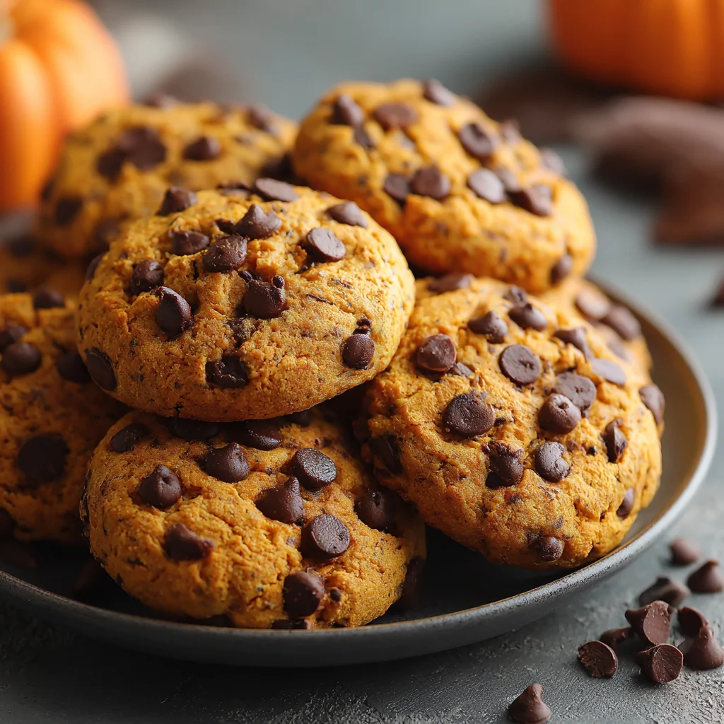 Pumpkin Chocolate Chip Cookies
