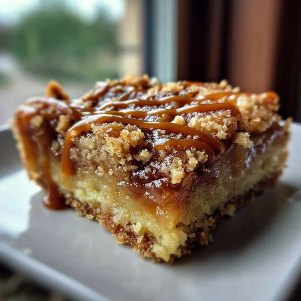 Salted Caramel Apple Crumble Bars: A Decadent Dessert