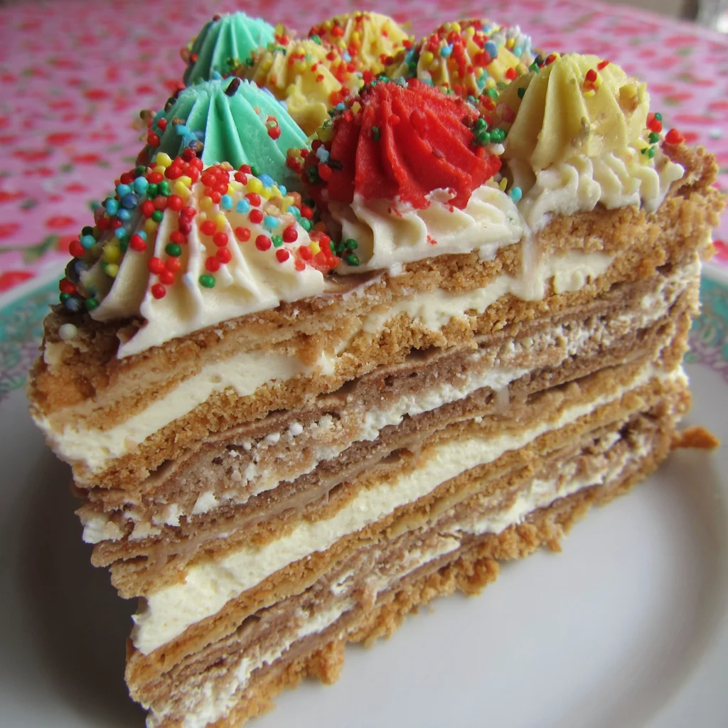 Tarta de galletas portuguesa
