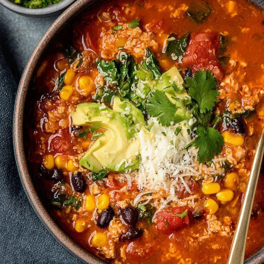 Turkey Taco Soup