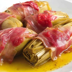 alcachofas con jamon