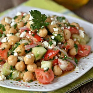 ensalada de garbanzos