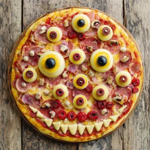 pizza de halloween
