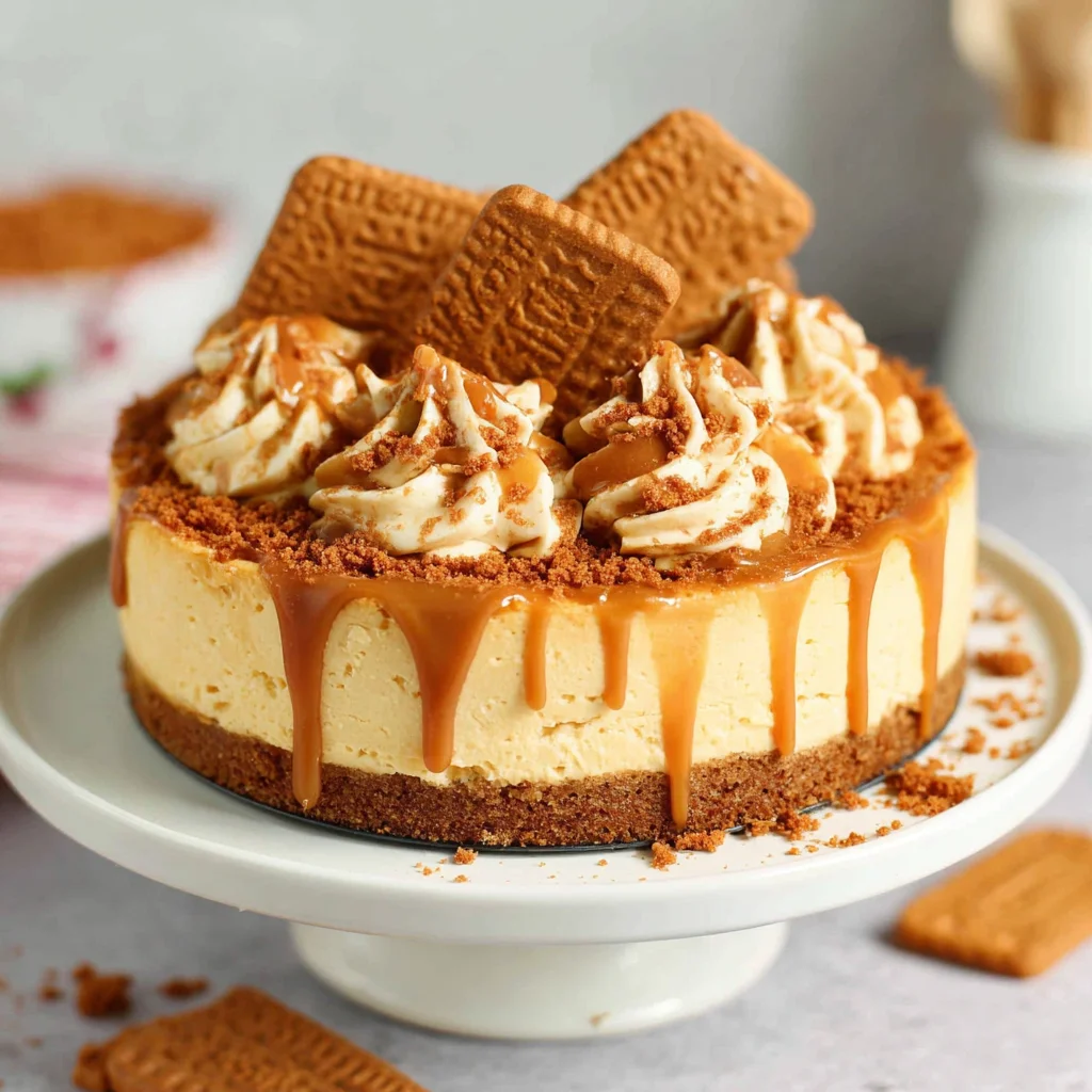 Biscoff Cheesecake: A Decadent Caramel Treat