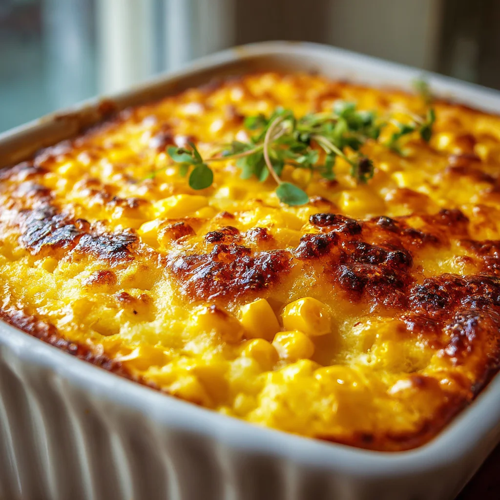 Creamy Corn Pudding Casserole: A Comfort Food Classic