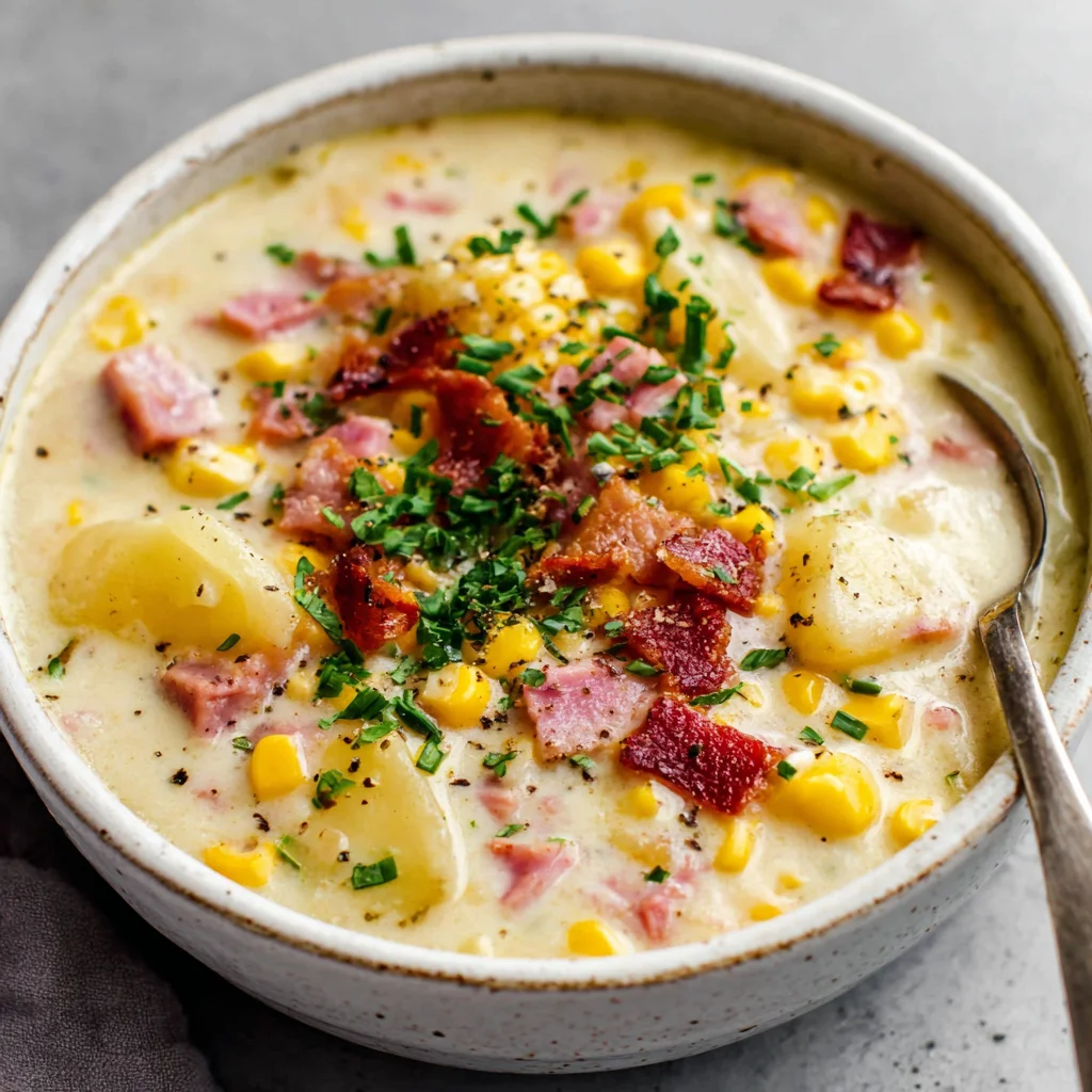 The Ultimate, Easy Ham and Corn Chowder Recipe for Cozy Comfort