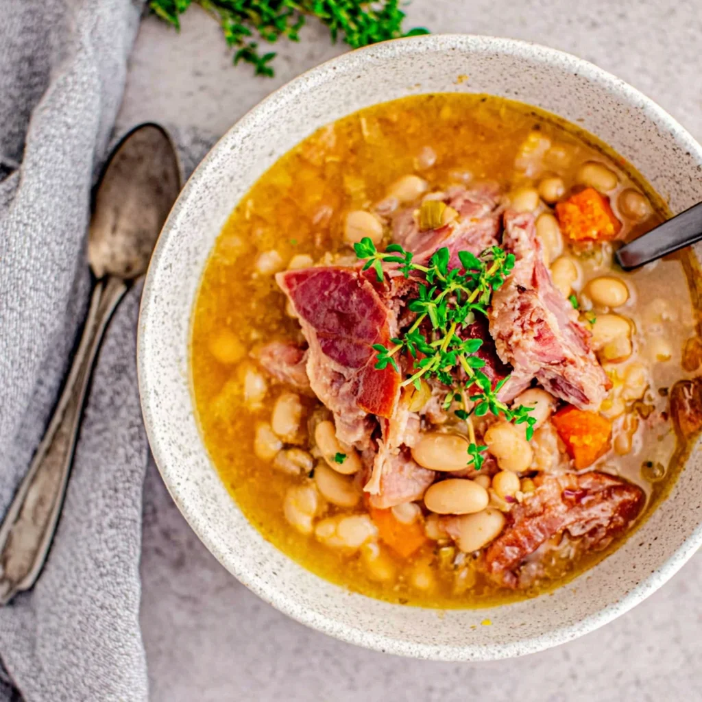 The Ultimate Easy Slow Cooker Ham Bone Bean Soup: Set It, Forget It, and Savor the Comfort