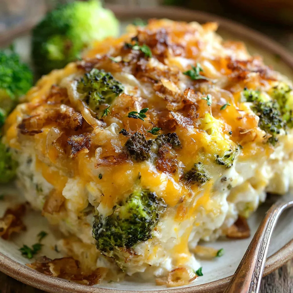The Ultimate Comfort Fusion: French Onion Broccoli Cheese Casserole