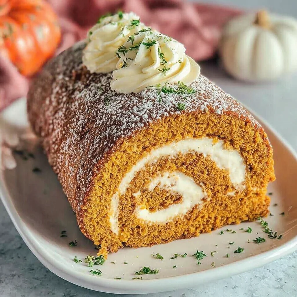 Pumpkin Roll Cake: A Delightful Fall Dessert