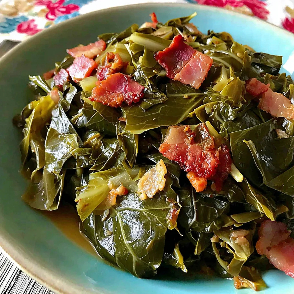 Classic Southern Collard Greens with Bacon: The Ultimate Slow-Cooked Comfort Food Recipe