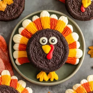 Thanksgiving Oreo Turkey Cookies