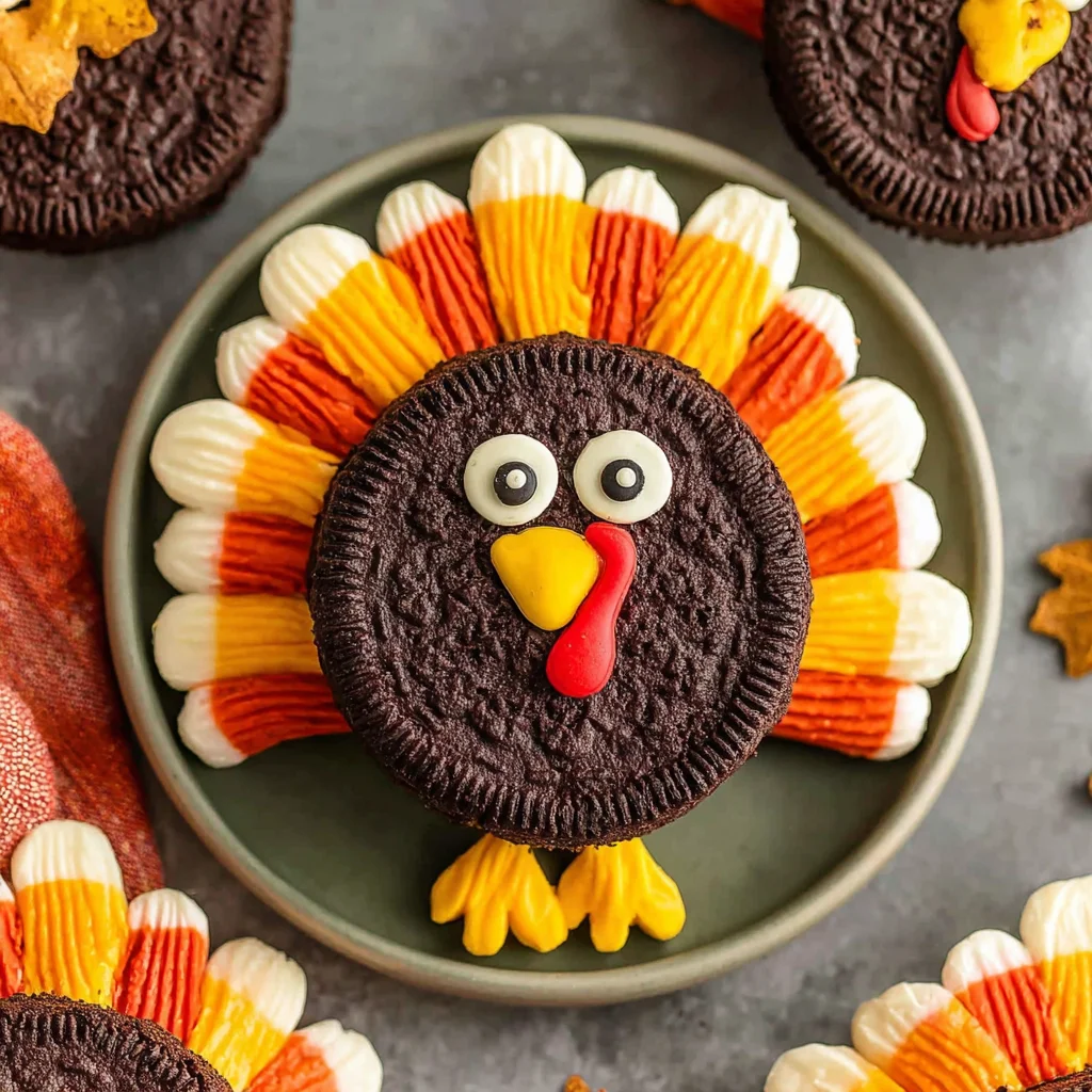 Thanksgiving Oreo Turkey Cookies