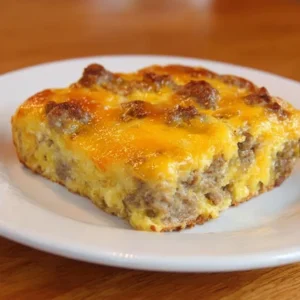 Cheesy Sausage Breakfast Casserole
