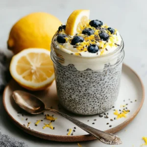 Lemon Cream Chia Pudding