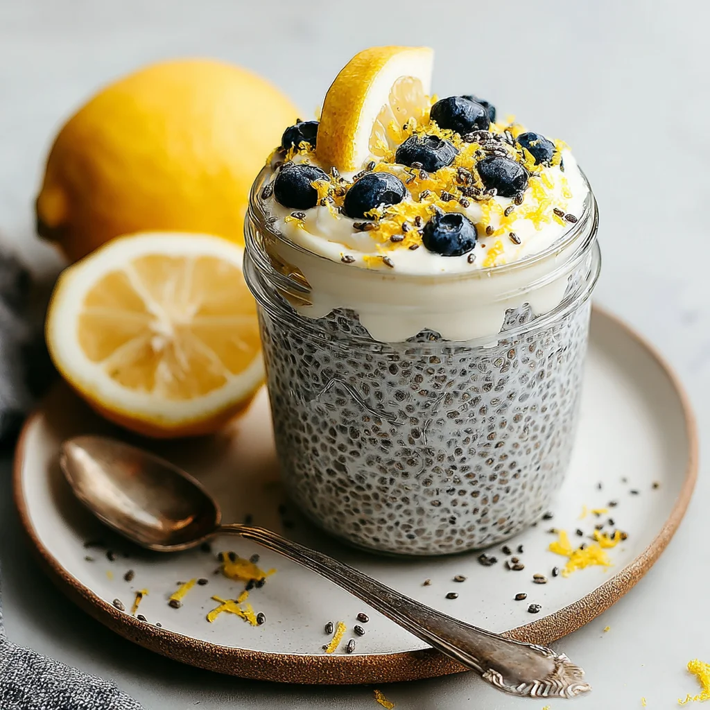 The Ultimate Lemon Cream Chia Pudding: A Bright & Healthy No-Bake Delight