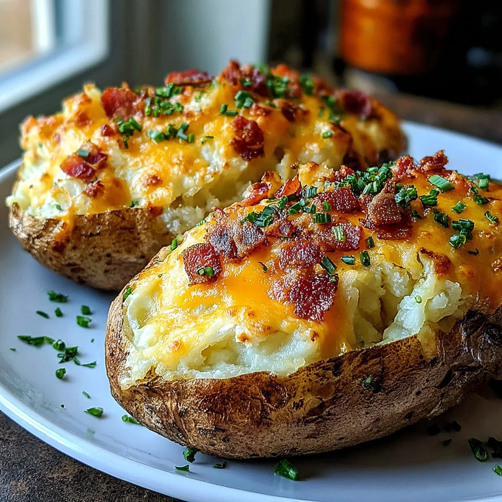 Twice Baked Potatoes: The Ultimate Classic Creamy Side Dish Recipe