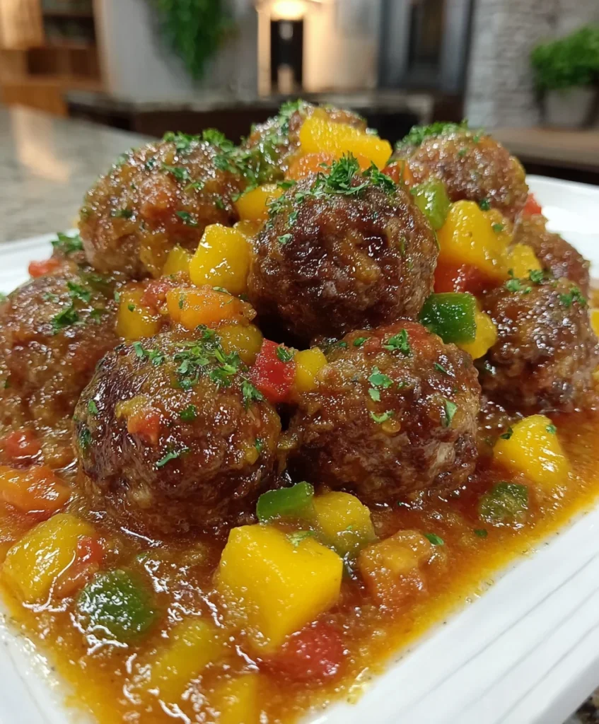Albóndigas de Carne con Salsa de Yogur