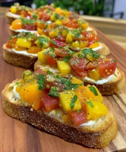 Bruschettas de Tomate, Albahaca y Mozzarella