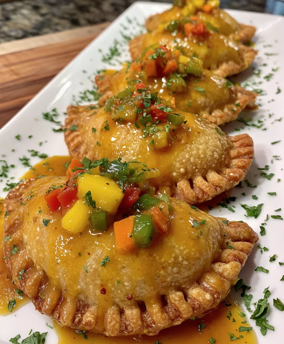 Empanaditas de Pollo con Salsa de Chipotle