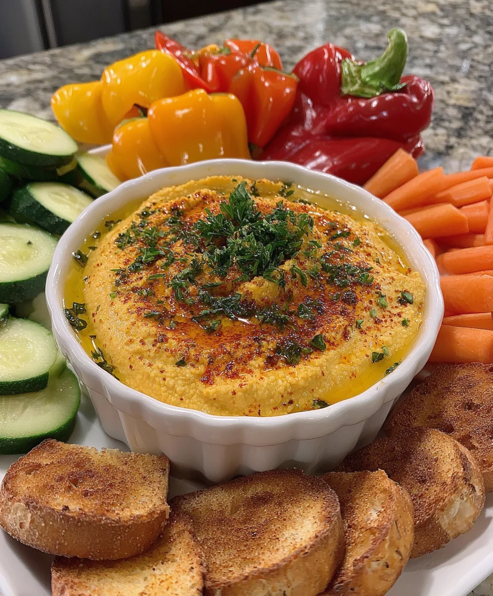Hummus Casero con Pimentón Ahumado
